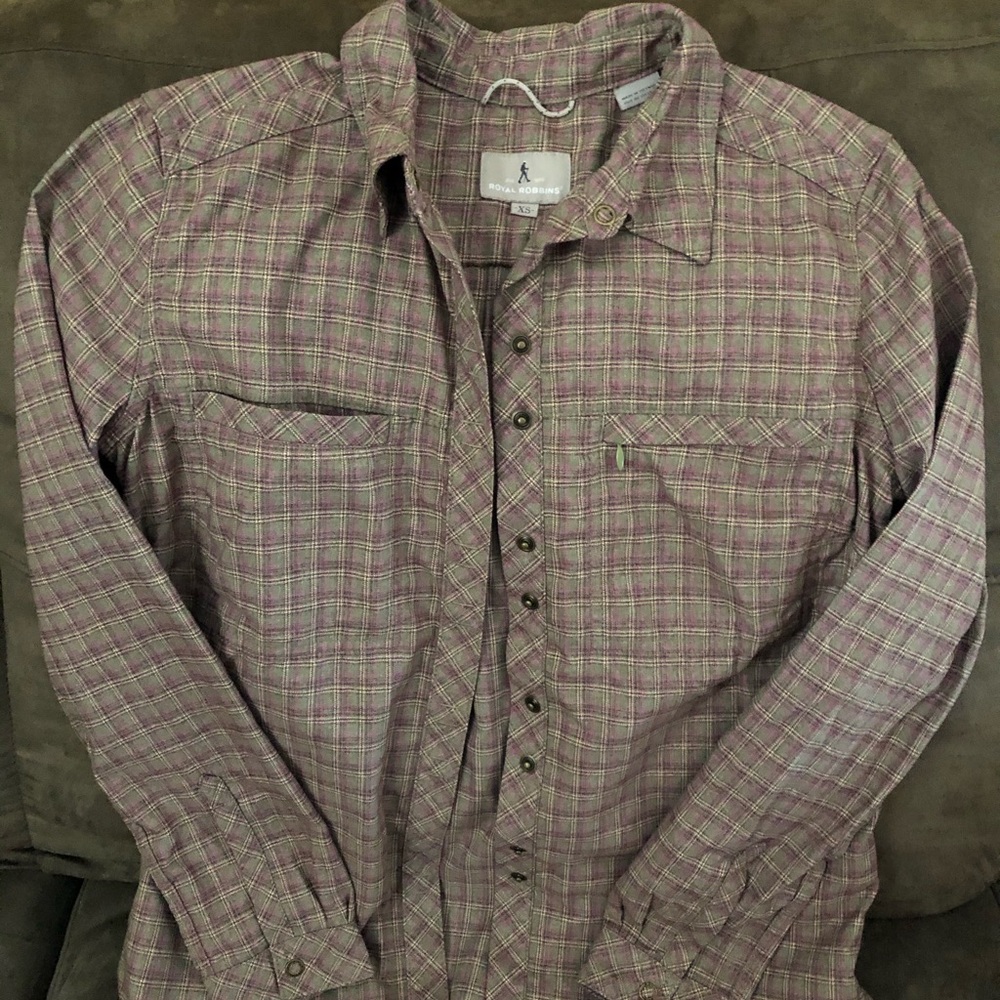 Royal Robbins Flannel Plaid Shirt